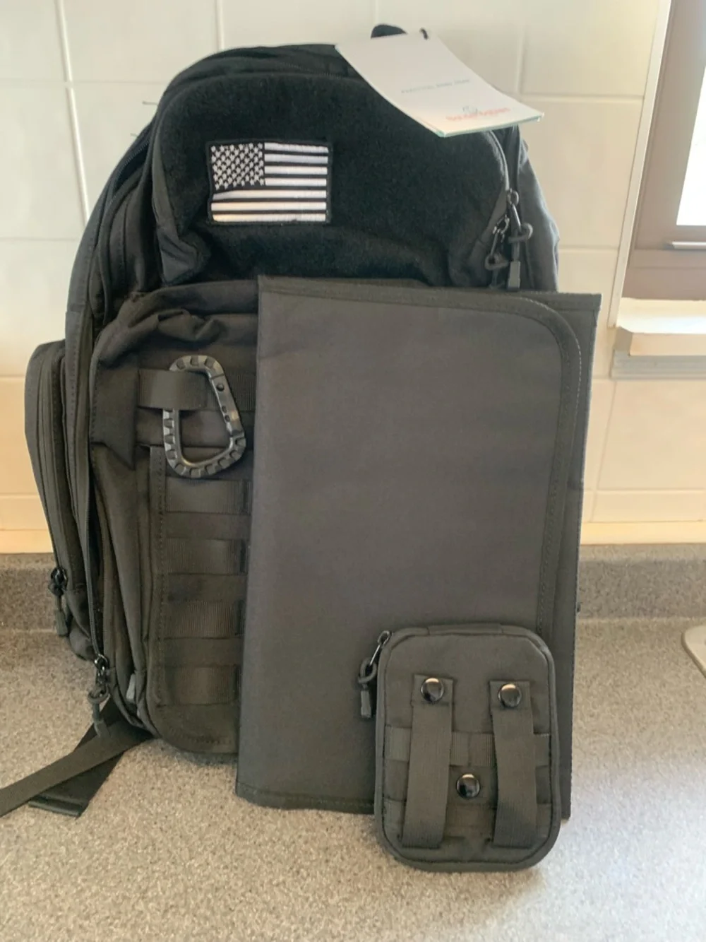 New With Tags Bolder Baby tactical Military Style Backpack Diaper Bag Dads Moms